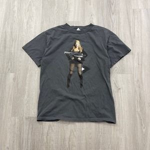 VINTAGE 2010 Carrie Underwood Play On Tour Shirt Size Medium M Mens Gray